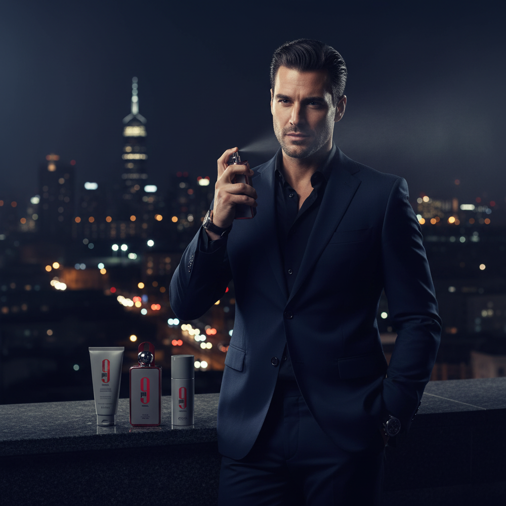 Afan 9pm Rebel EDP 100ml set 3 pzs Hombre