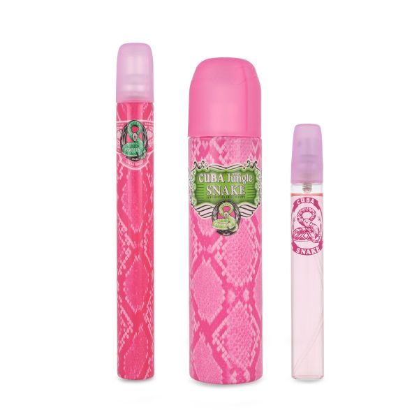 Cuba Jungle Snake Set 3 pzs 100ml EDP mujer