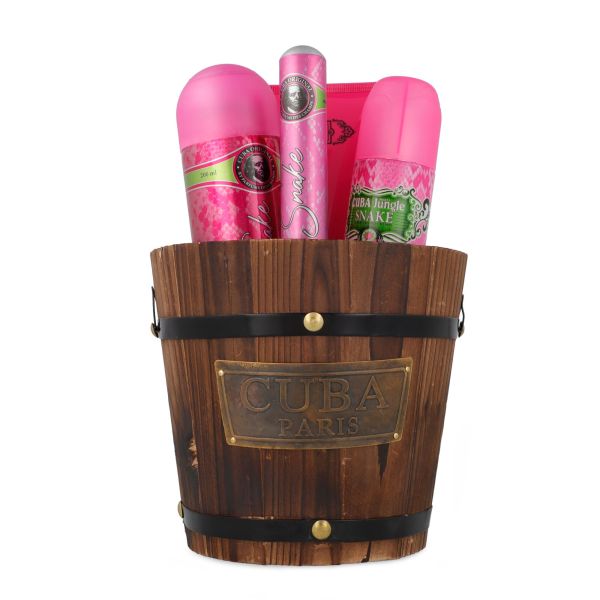 Cuba Jungle Snake Set 4 pzs EDP 100ml mujer