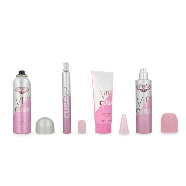 Cuba VIP Women Set 4 pzs EDP Mujer