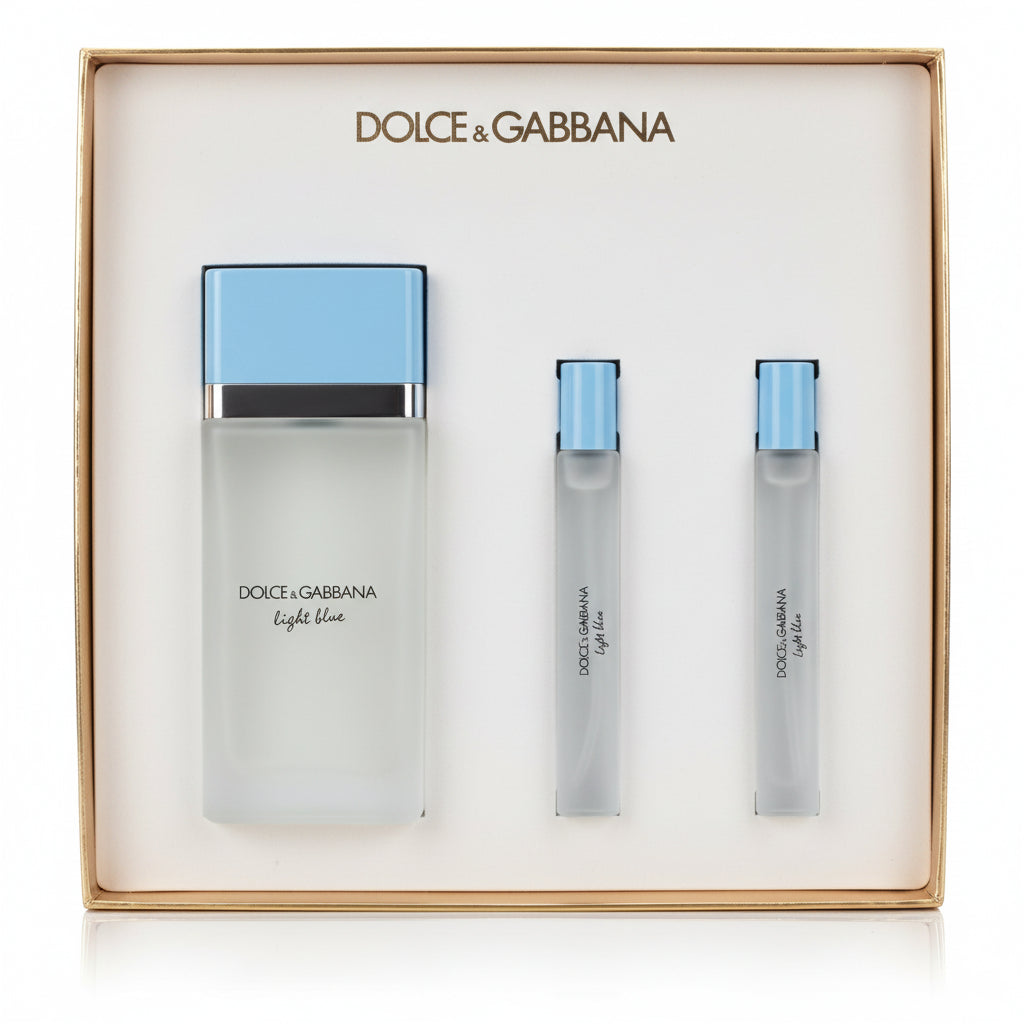 Dolce & Gabbana Light Blue Set 3 Pzs EDT 100ml Mujer