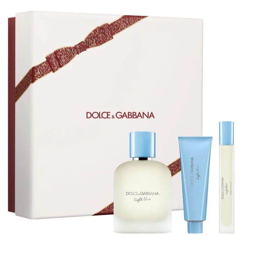 Dolce & Gabbana Light Blue Set 3 pzs 100ml Hombre