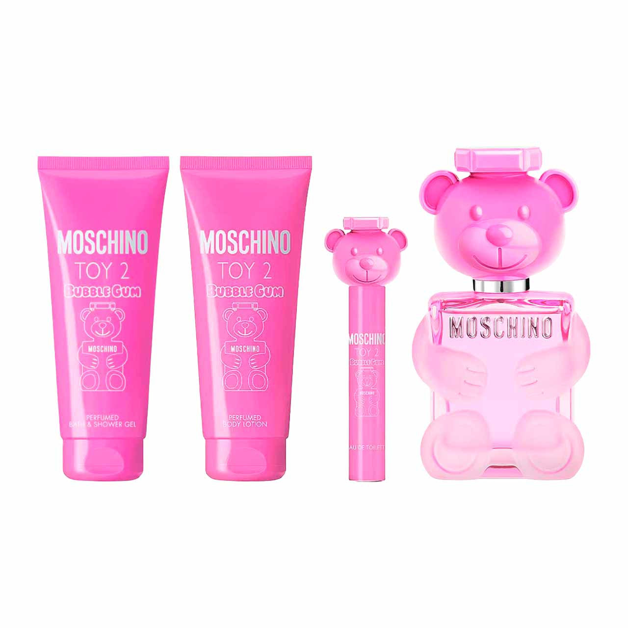 Moschino Toy 2 Bubble Gum Set 4 Piezas EDT 100ml Mujer