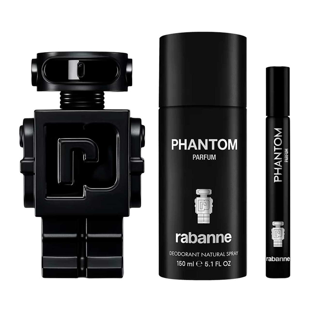 Paco Rabanne Phantom Parfum Navidad SET 3 Piezas Hombre EDP 100ml + Desodorante 150ml + Miniatura 10ml
