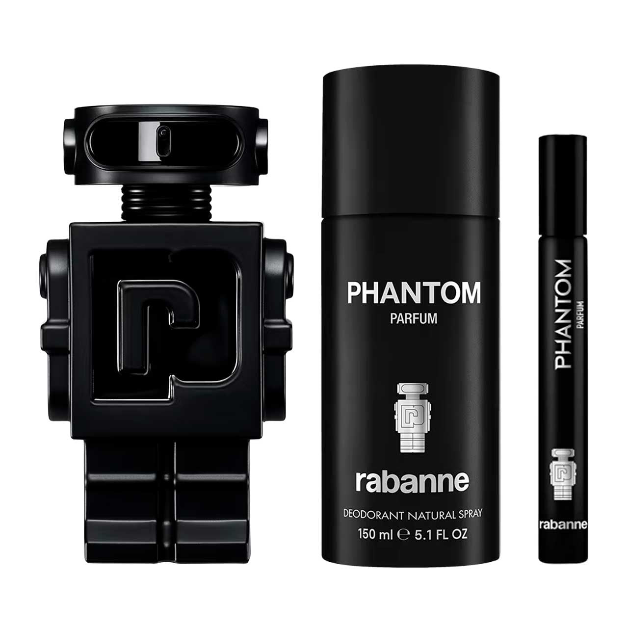 Rabanne
Phantom Parfum Navidad SET 3 Piezas Hombre EDP 100ml + Desodorante 150ml + Miniatura 10ml