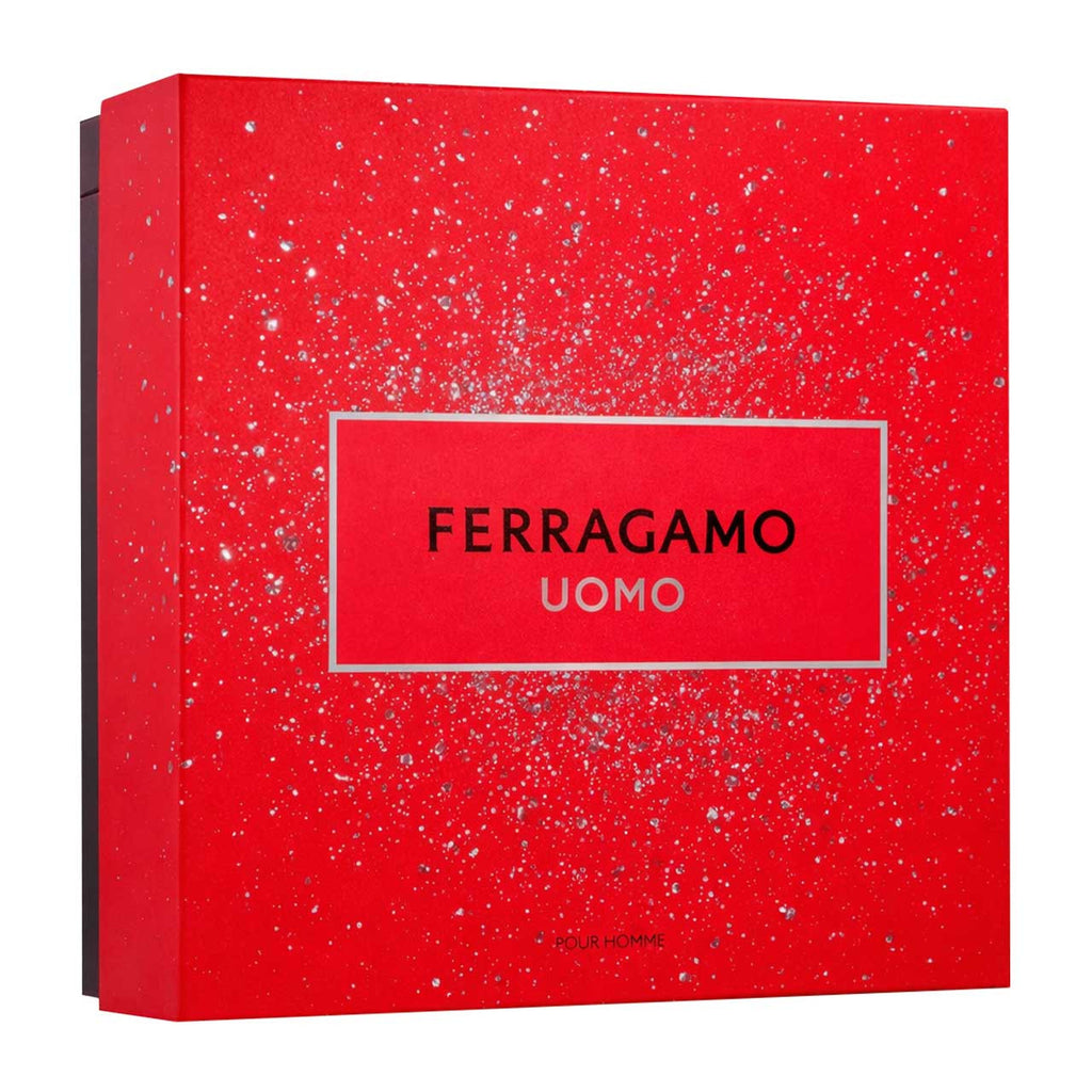 Salvatore Ferragamo Uomo Estuche 3 Piezas Caballero EDT 100ml + Gel de Ducha 100ml + Crema de Afeitar 100ml