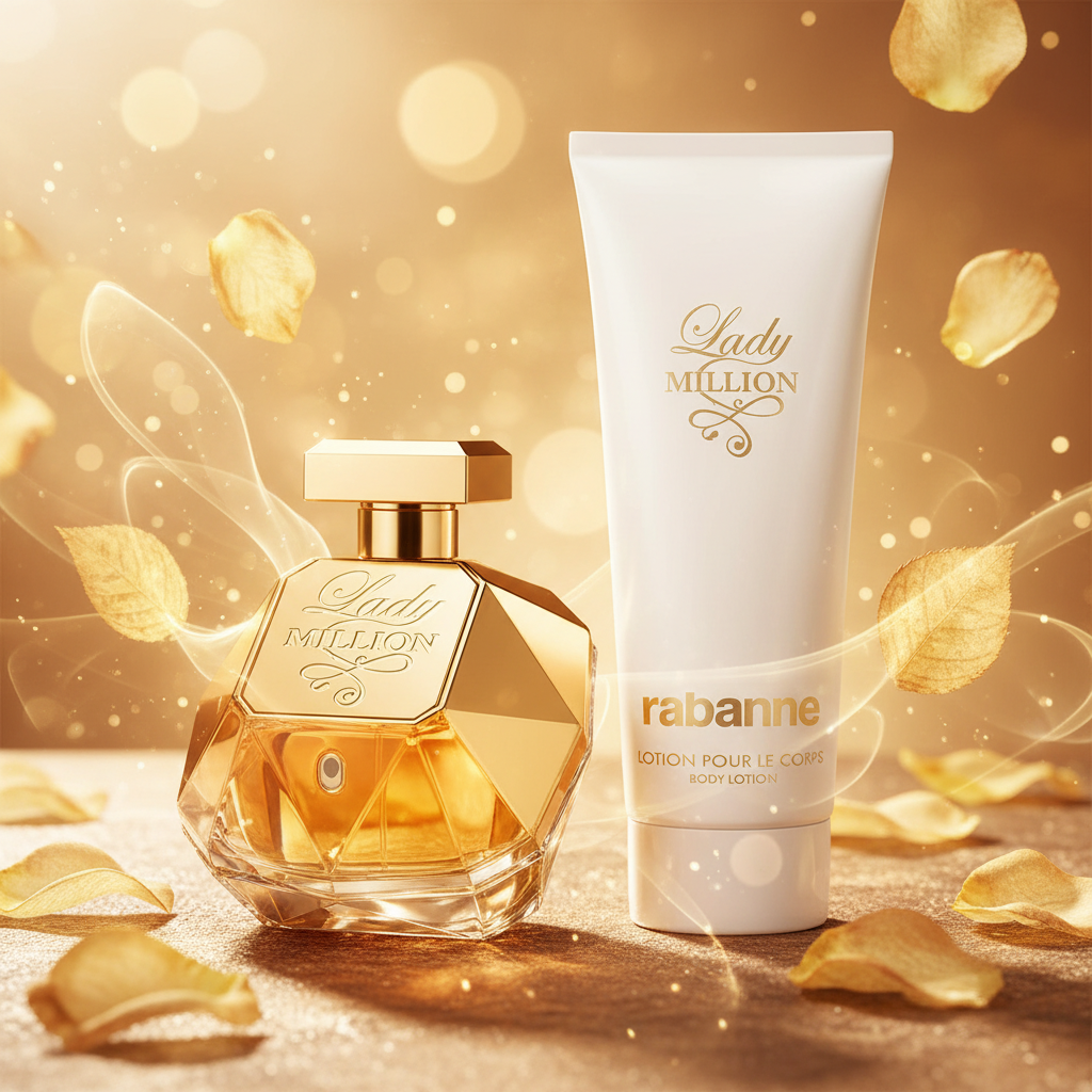 Paco Rabanne Lady Million set 2 Piezas Dama EDP 80ml + Locion Corporal 100ml mujer