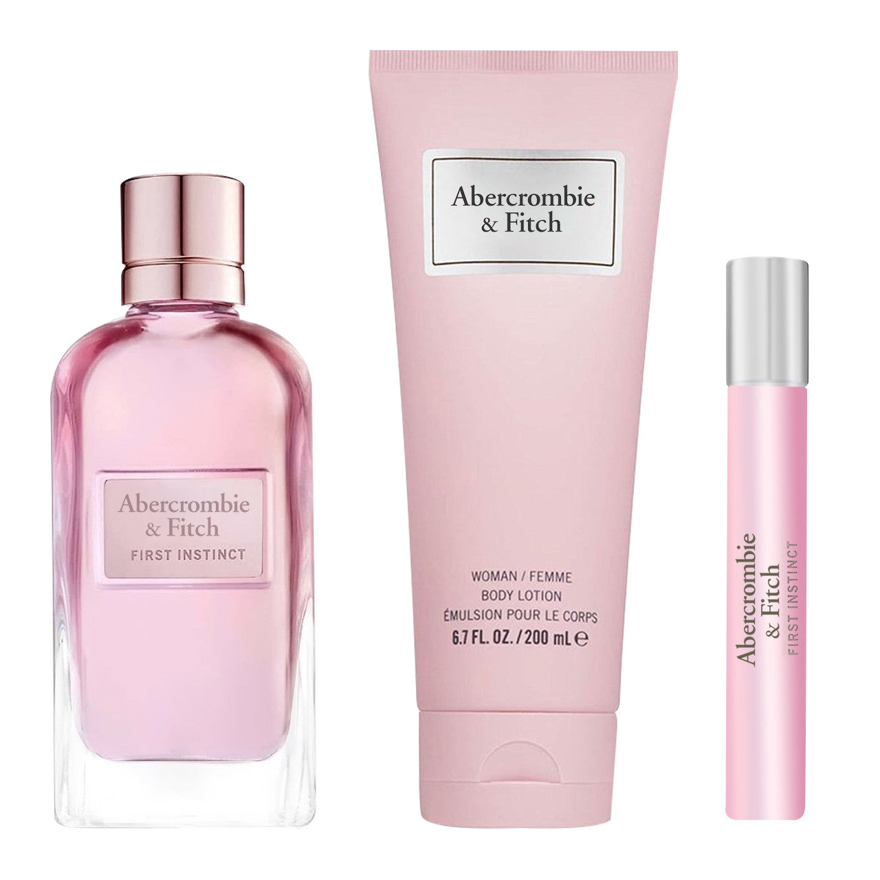 Abercrombie & Fitch
A&F First Instinct SET 3 Piezas Dama EDP 100ml + Locion Corporal 200ml + Miniatura 15ml