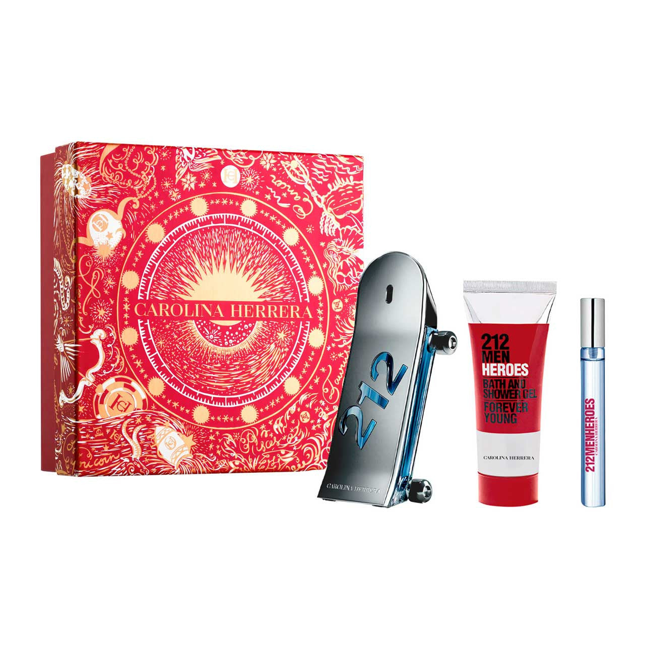 Carolina Herrera
212 Men Heroes Navidad SET 3 Piezas Hombre