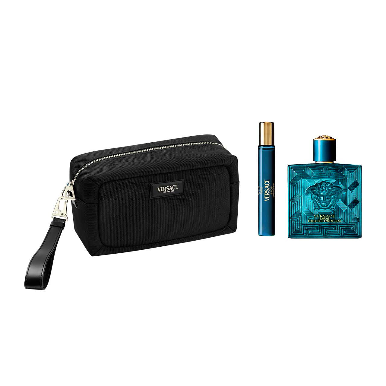 Versace
Versace Eros EDP Bolsa SET 3 Piezas Hombre EDP 100ml + Miniatura 10ml + Bolsa de Viaje