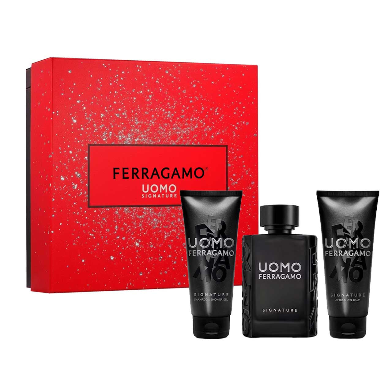 Salvatore Ferragamo Uomo Signature Estuche 3 Piezas Caballero EDP 100ml + Crema de Afeitar 100ml + Gel de Ducha 100ml