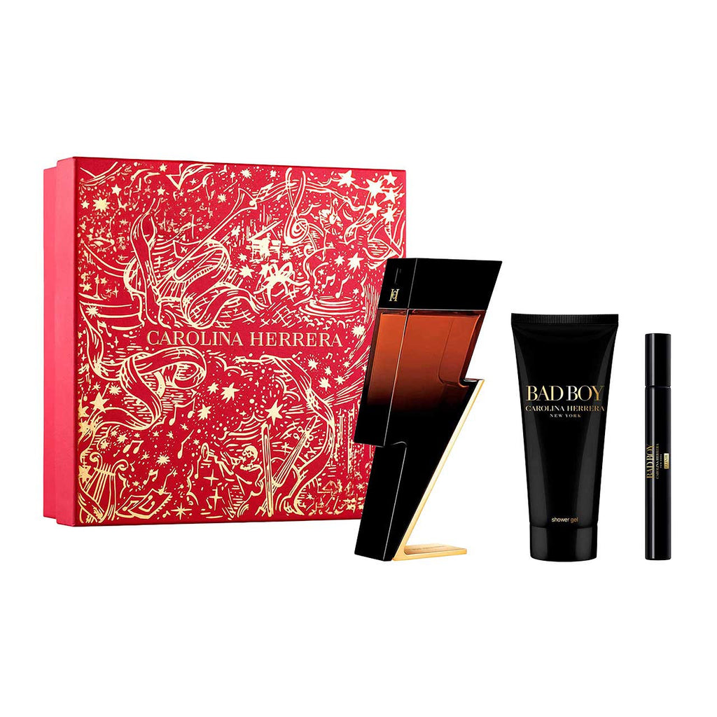 Carolina Herrera Bad Boy Elixir Estuche 3 Piezas Caballero EDP 100ml + Gel de Baño 100ml + Miniatura 10ml hombre