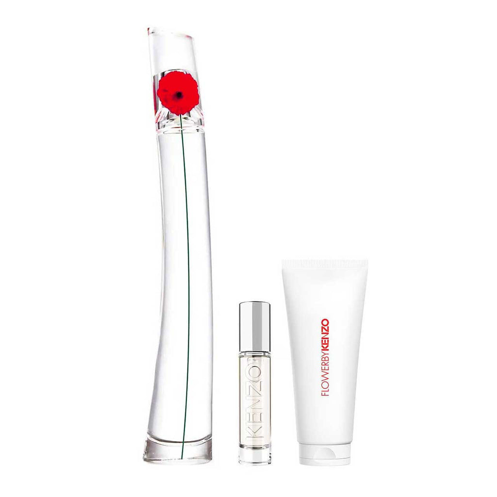 Kenzo
Flower by Kenzo SET 3 Piezas Dama EDP 100ml + Crema Corporal 75ml + Miniatura 10ml