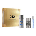 Carolina Herrera 212 Men Set 3 Piezas Caballero EDT 100ml + Desodorante 75ml + Miniatura 10ml hombre