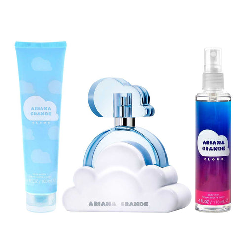 Ariana Grande
Cloud SET 3 Piezas Dama EDP 100ml + Crema Corporal 100ml + BODY MIST 118ml