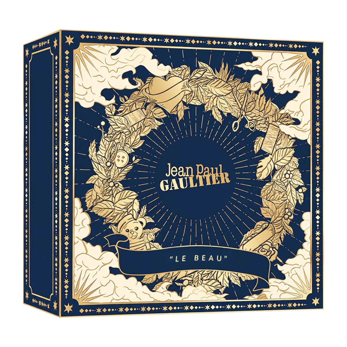 Jean Paul Gaultier Le Beau Estuche 3 Piezas Caballero (EDT 125ml + Shower Gel 75ml + Miniatura Travel Spray 10ml)