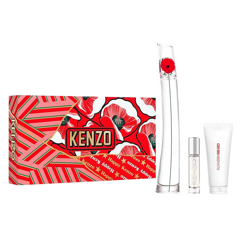 Kenzo
Flower by Kenzo SET 3 Piezas Dama EDP 100ml + Crema Corporal 75ml + Miniatura 10ml