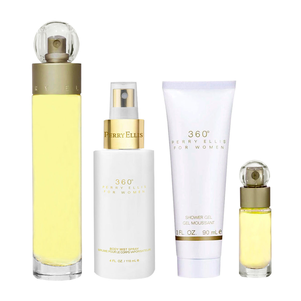 Perry Ellis 360 Woman Set 4 Piezas Dama