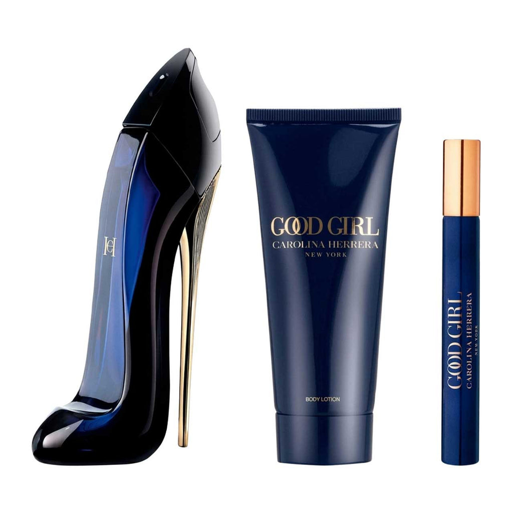 Carolina Herrera Good Girl Set 3 Piezas Dama EDP 80ml + Locion Corporal 100ml + Miniatura 10ml mujer