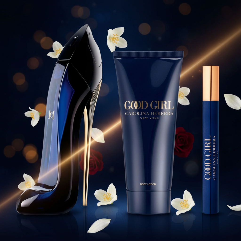 Carolina Herrera Good Girl Set 3 Piezas Dama EDP 80ml + Locion Corporal 100ml + Miniatura 10ml mujer