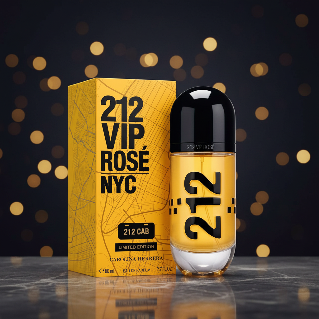 Carolina Herrera 212 Vip Rose Cab Limited Edition EDP 80ml mujer