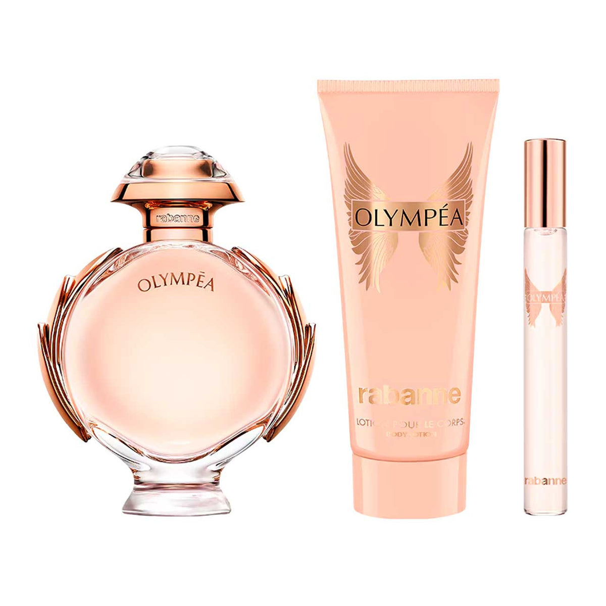 Paco Rabanne
Olympea Navidad SET 3 Piezas Dama EDP 80ml + Locion Corporal 100ml + Miniatura 10ml