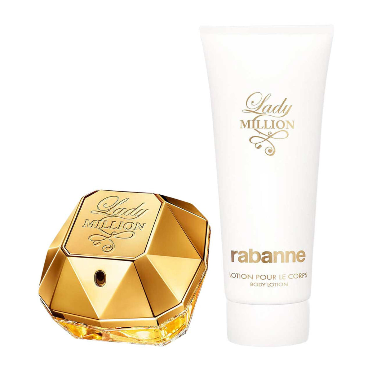 Paco Rabanne Lady Million set 2 Piezas Dama EDP 80ml + Locion Corporal 100ml mujer