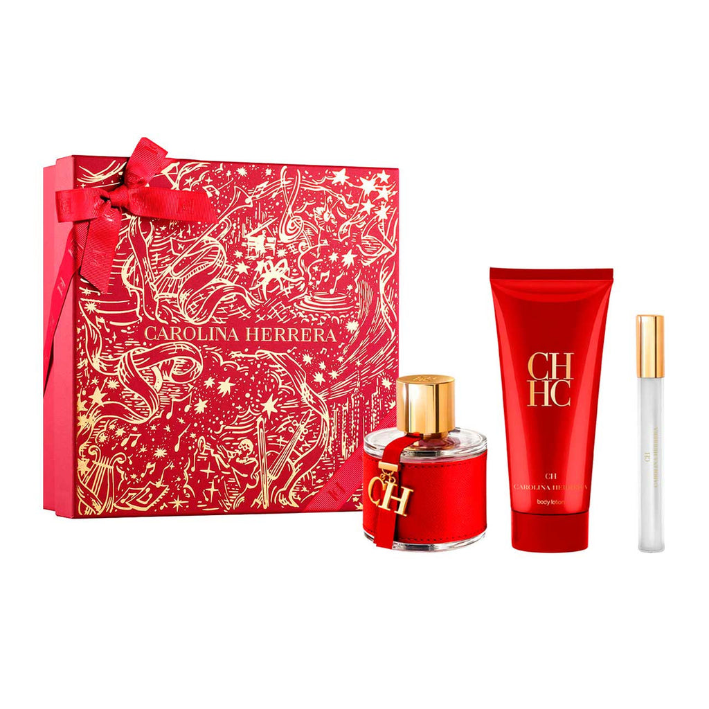Carolina Herrera
CH Navidad SET 3 Piezas Dama EDT 100ml + Locion Corporal 100ml + Miniatura 10ml
