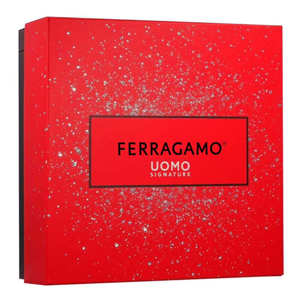 Salvatore Ferragamo Uomo Signature Estuche 3 Piezas Caballero EDP 100ml + Crema de Afeitar 100ml + Gel de Ducha 100ml