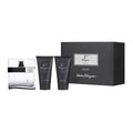 Salvatore Ferragamo F by Ferragamo Black Estuche 3 Piezas Caballero EDT 100ml + Gel de Ducha 75ml + Crema de Afeitar 75ml