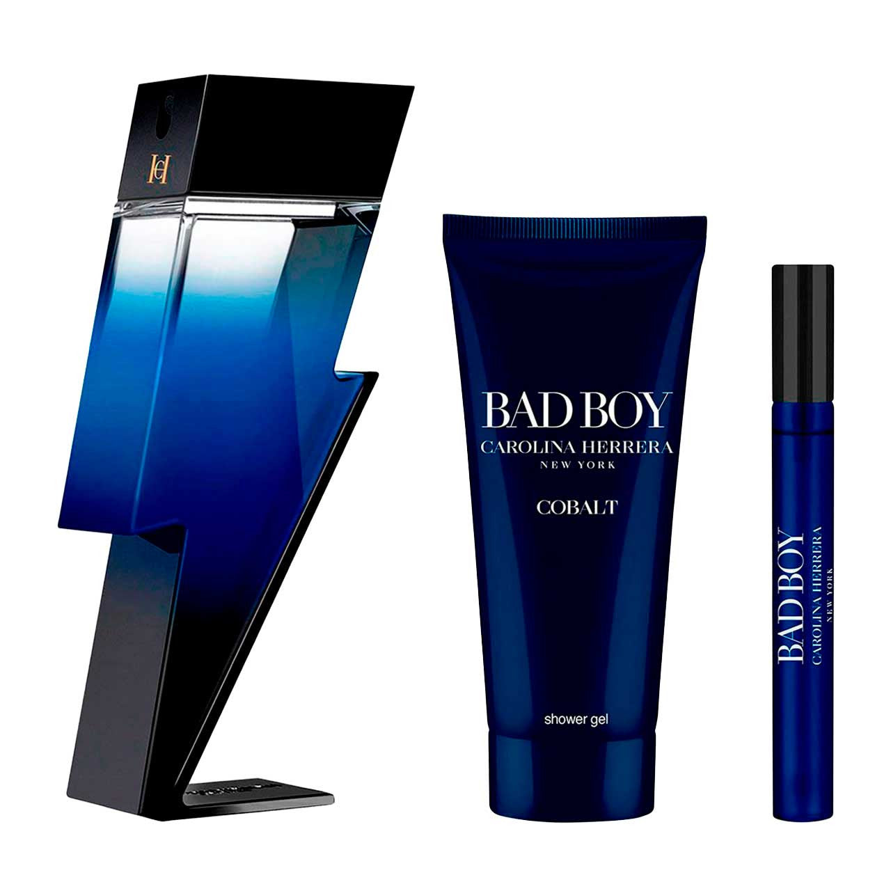 Carolina Herrera
Bad Boy Cobalt Navidad SET 3 Piezas Hombre EDP 100ml + Gel de Ducha 100ml + Miniatura 10ml