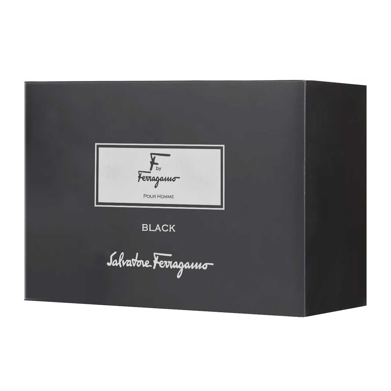 Salvatore Ferragamo F by Ferragamo Black Estuche 3 Piezas Caballero EDT 100ml + Gel de Ducha 75ml + Crema de Afeitar 75ml